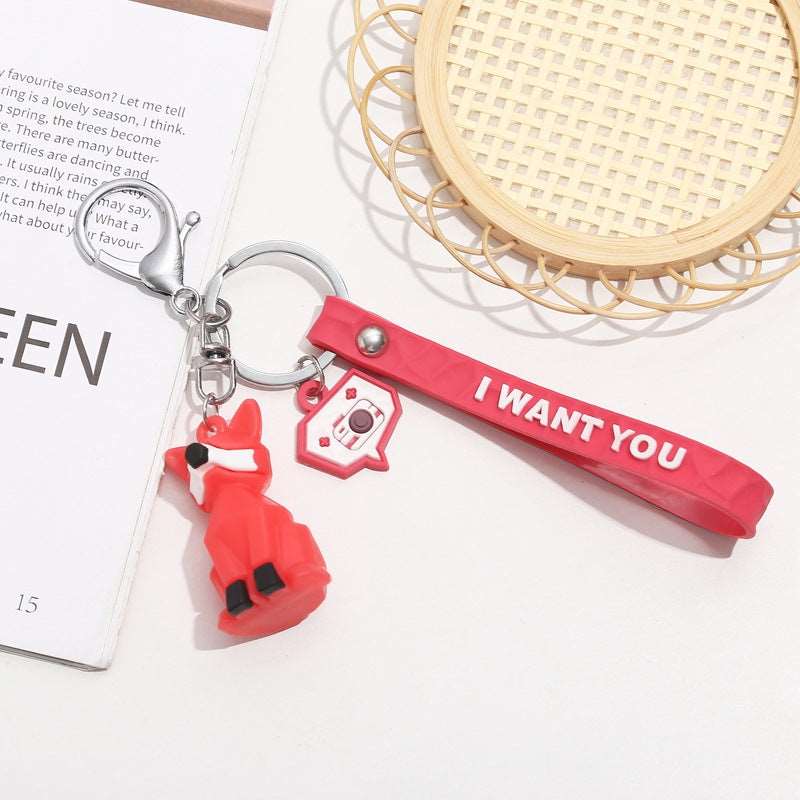 Trendy Small Gift Giveaway Key Chain Bag Pendant Wakaii