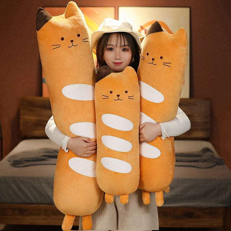Kawaii Baguette Cat Plushies Wakaii