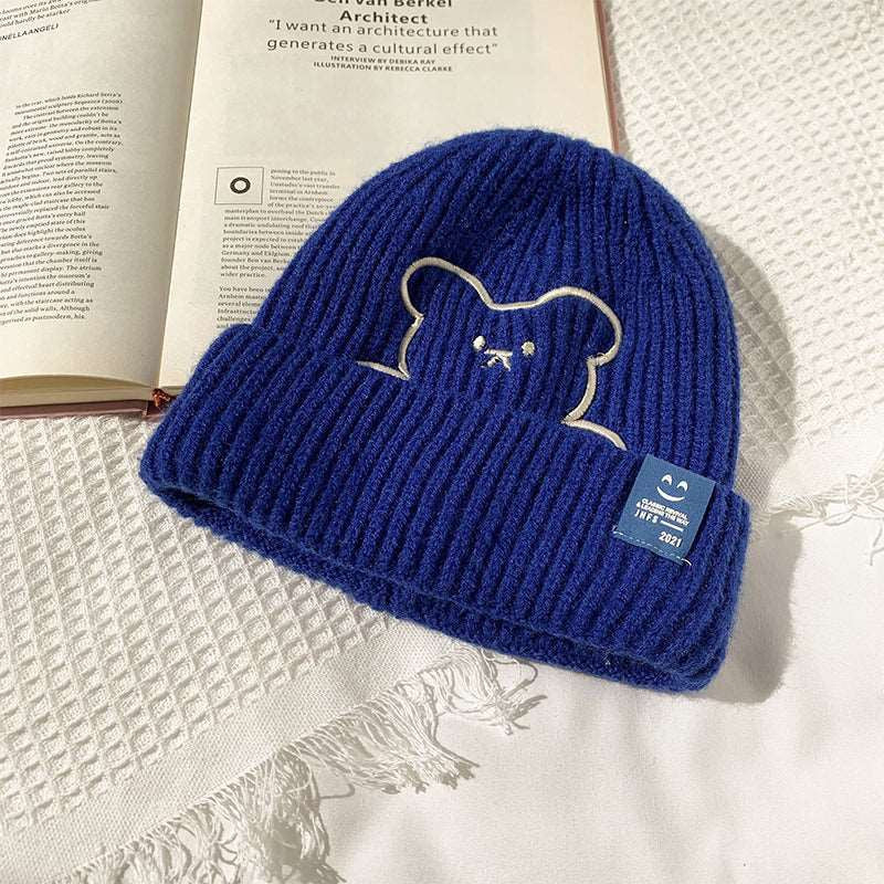 Kawaii Bear Wool Beanie Wakaii