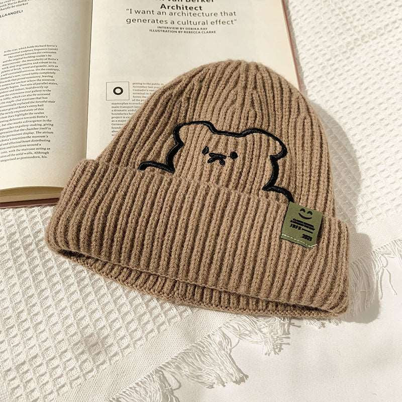 Kawaii Bear Wool Beanie Wakaii