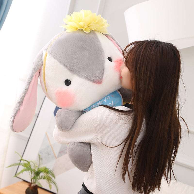 Kawaii Blushing Long Ear Bunny Plushies Wakaii