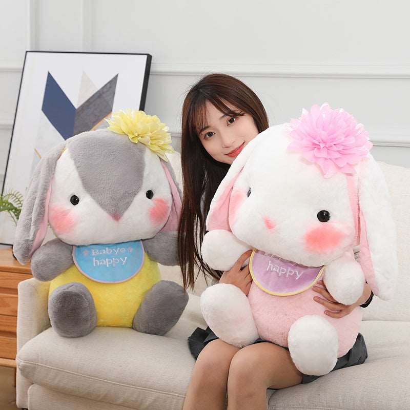 Kawaii Blushing Long Ear Bunny Plushies Wakaii