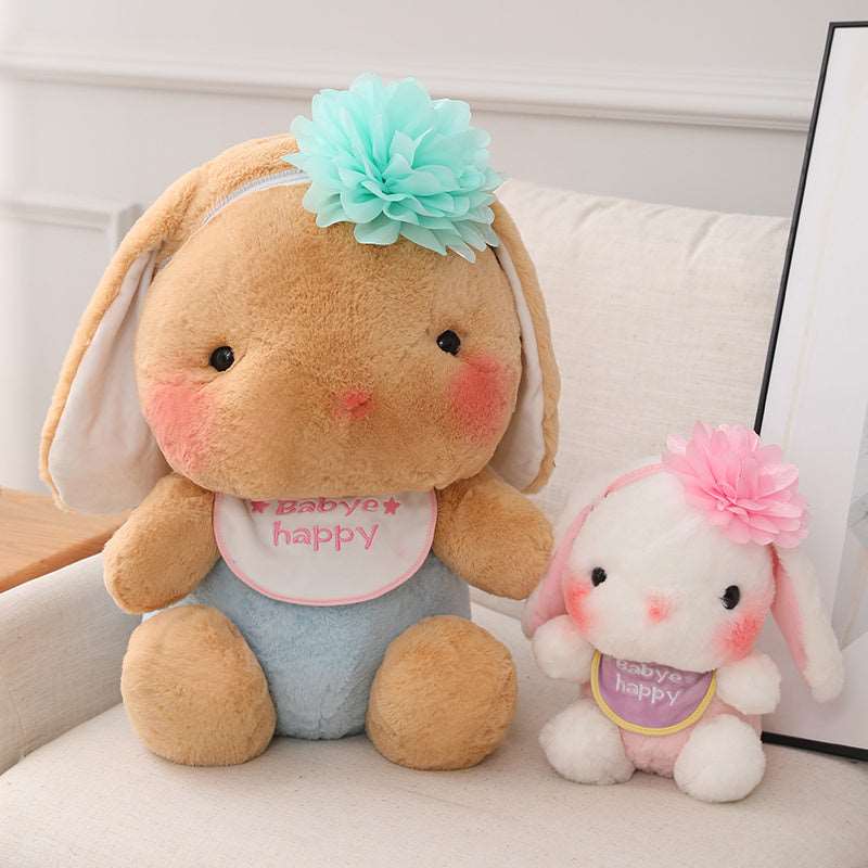 Kawaii Blushing Long Ear Bunny Plushies Wakaii