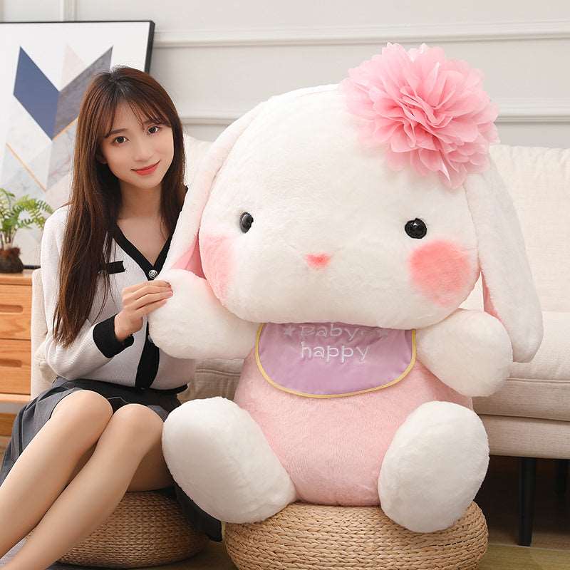 Kawaii Blushing Long Ear Bunny Plushies Wakaii