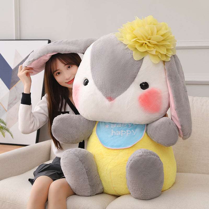 Kawaii Blushing Long Ear Bunny Plushies Wakaii