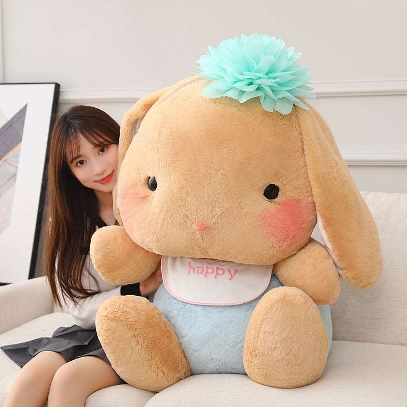 Kawaii Blushing Long Ear Bunny Plushies Wakaii