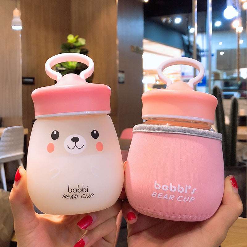 Kawaii Bobbi Bear Frosted Bottle Wakaii