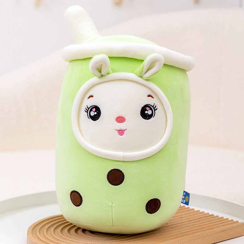 Kawaii Bubble Tea Bunny Plushies Wakaii