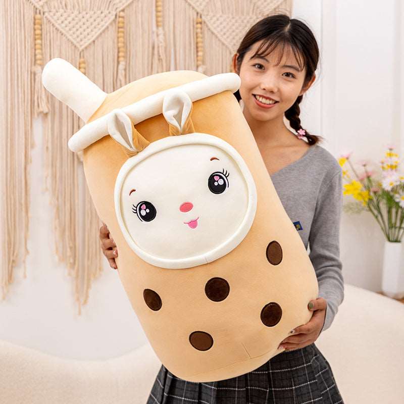 Kawaii Bubble Tea Bunny Plushies Wakaii