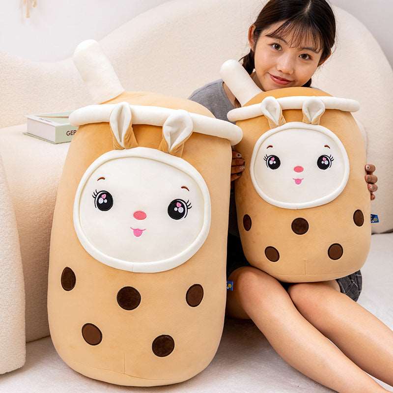 Kawaii Bubble Tea Bunny Plushies Wakaii