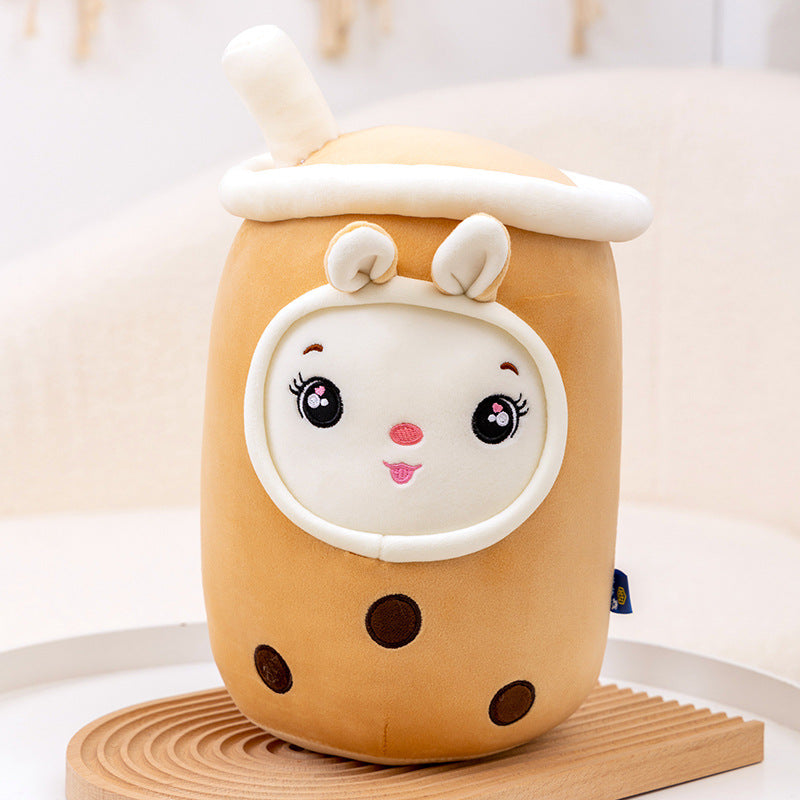 Kawaii Bubble Tea Bunny Plushies Wakaii