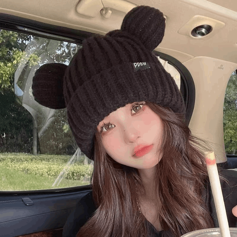 Kawaii Bunny Ears Knitted Hats Wakaii