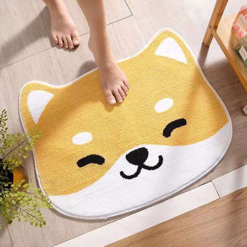 Kawaii Cat & Dog Bathroom Mats