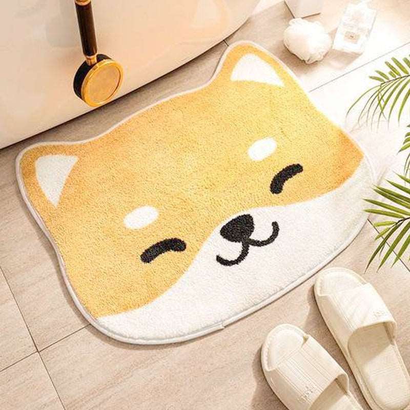 Kawaii Cat & Dog Bathroom Mats