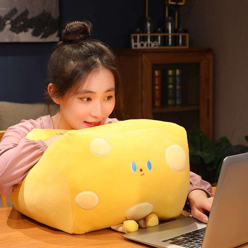 Kawaii Cheesy Cuddles Cushion