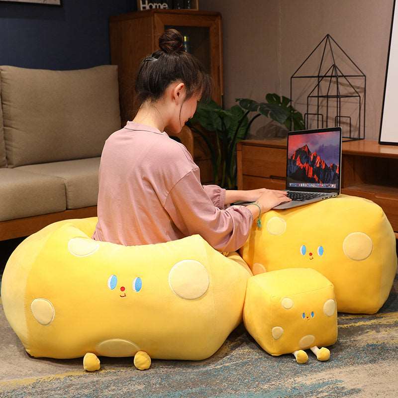 Kawaii Cheesy Cuddles Cushion