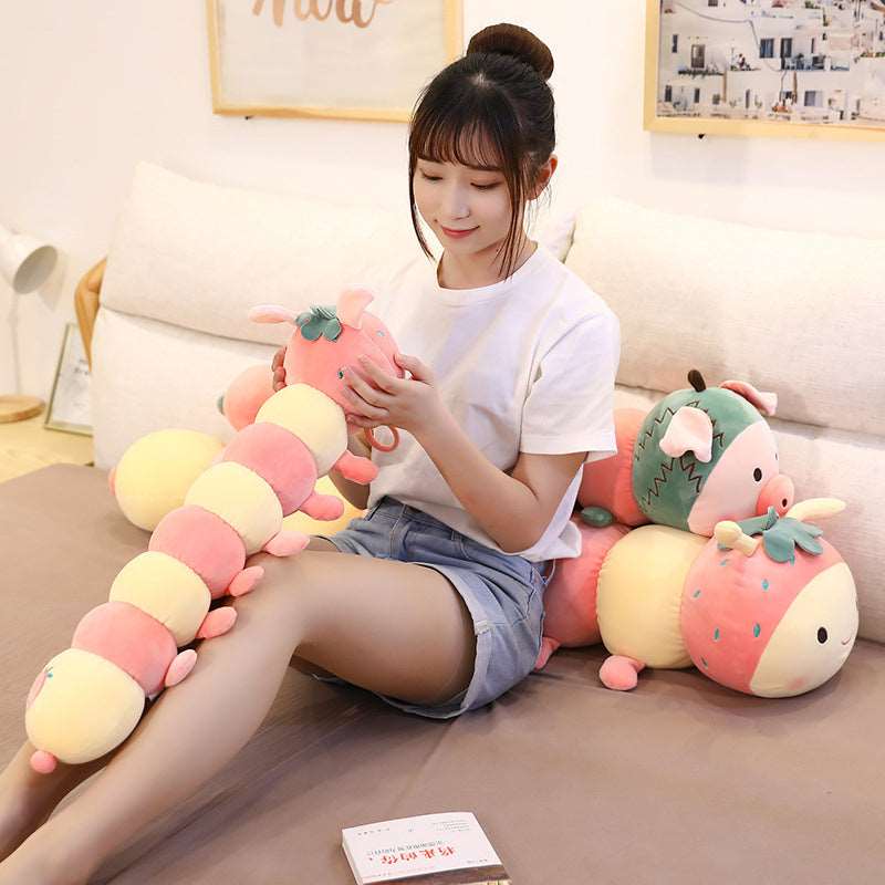Kawaii Colorful Caterpillar Plushies Wakaii