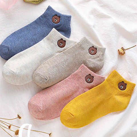 Kawaii Colorful Sock Collection Wakaii