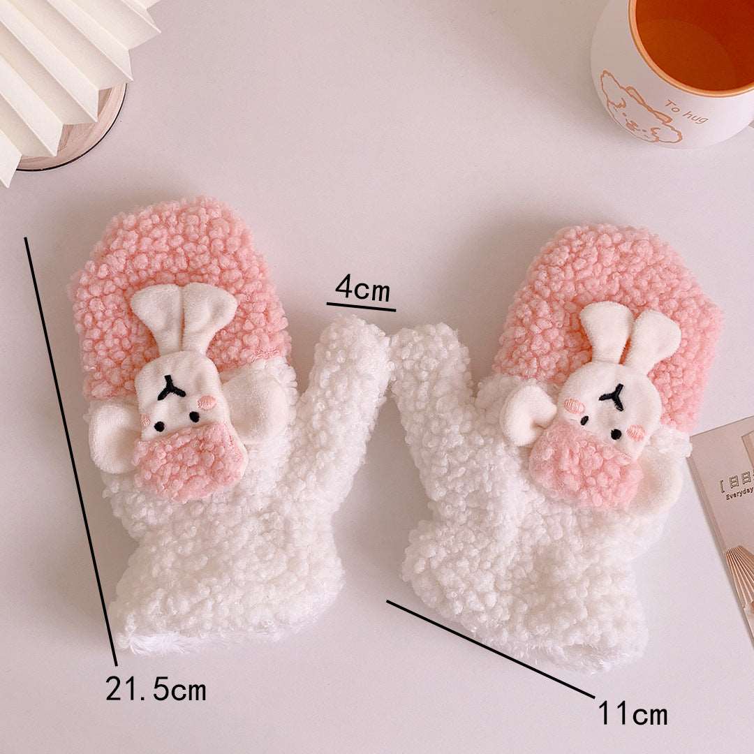 Kawaii Cozy Thick Sheep Mittens