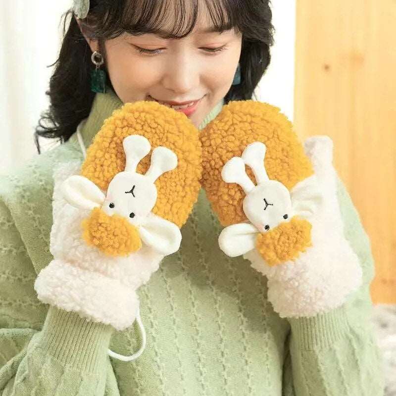 Kawaii Cozy Thick Sheep Mittens