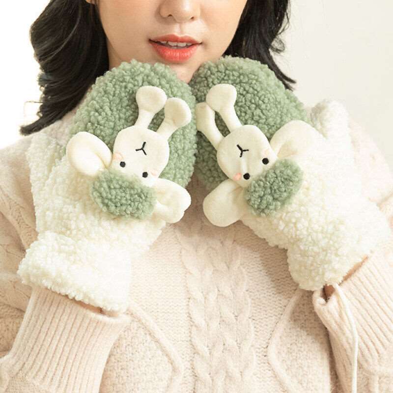 Kawaii Cozy Thick Sheep Mittens