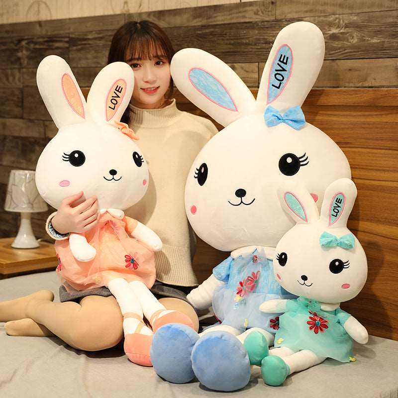 Kawaii Cuddly Bunny Love Plushies