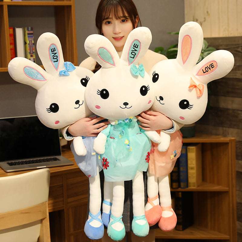 Kawaii Cuddly Bunny Love Plushies