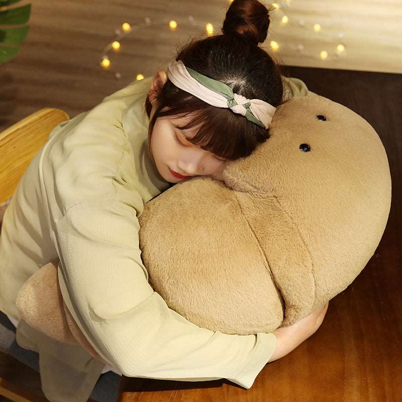 Kawaii Curly Croissant Plushie Wakaii