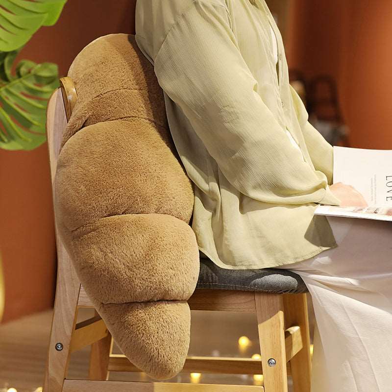 Kawaii Curly Croissant Plushie Wakaii