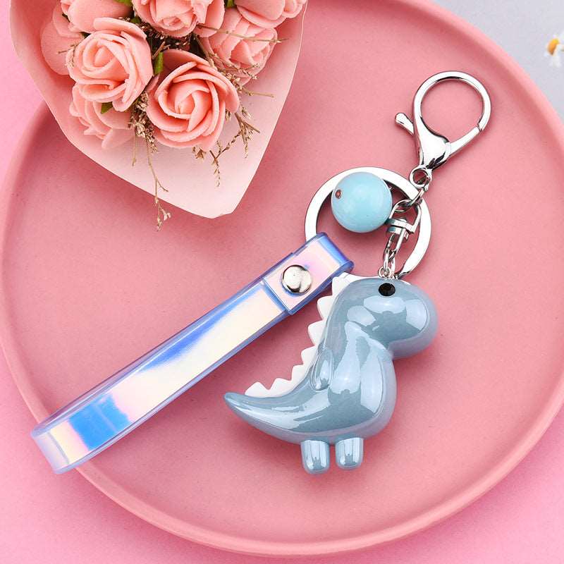 Kawaii Dinosaur Metal Acrylic Keychain Wakaii