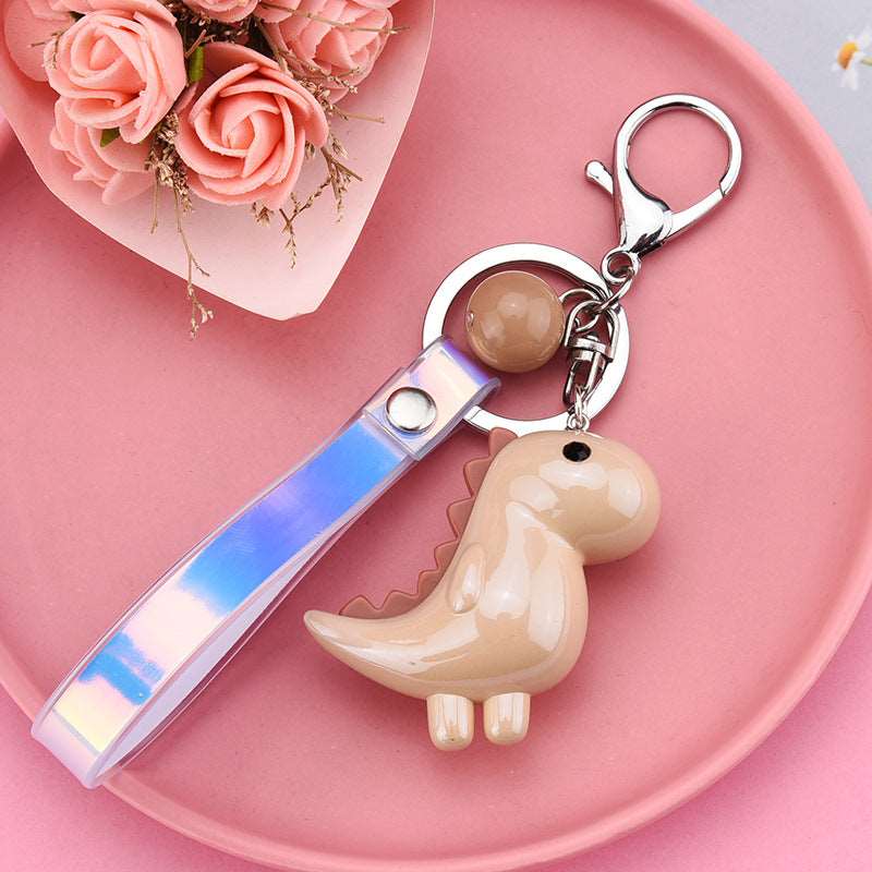 Kawaii Dinosaur Metal Acrylic Keychain Wakaii