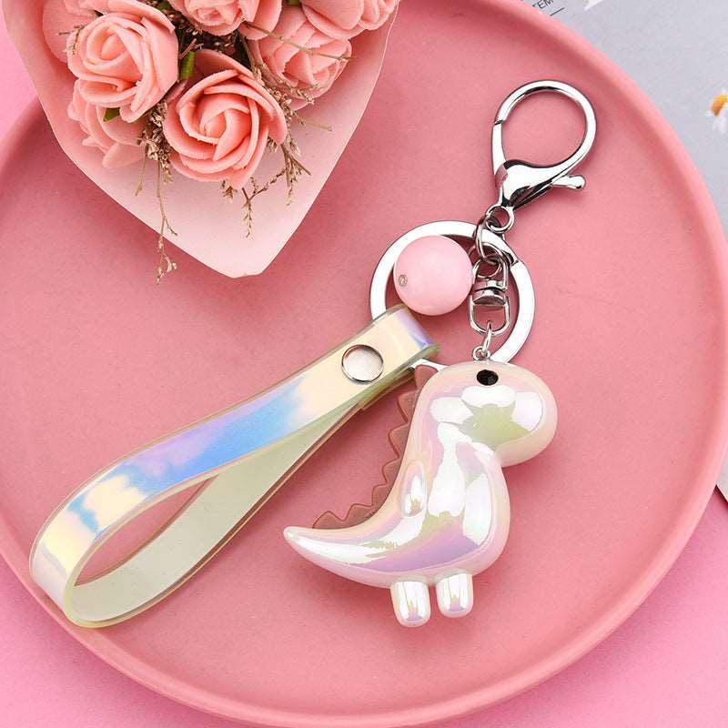 Kawaii Dinosaur Metal Acrylic Keychain Wakaii