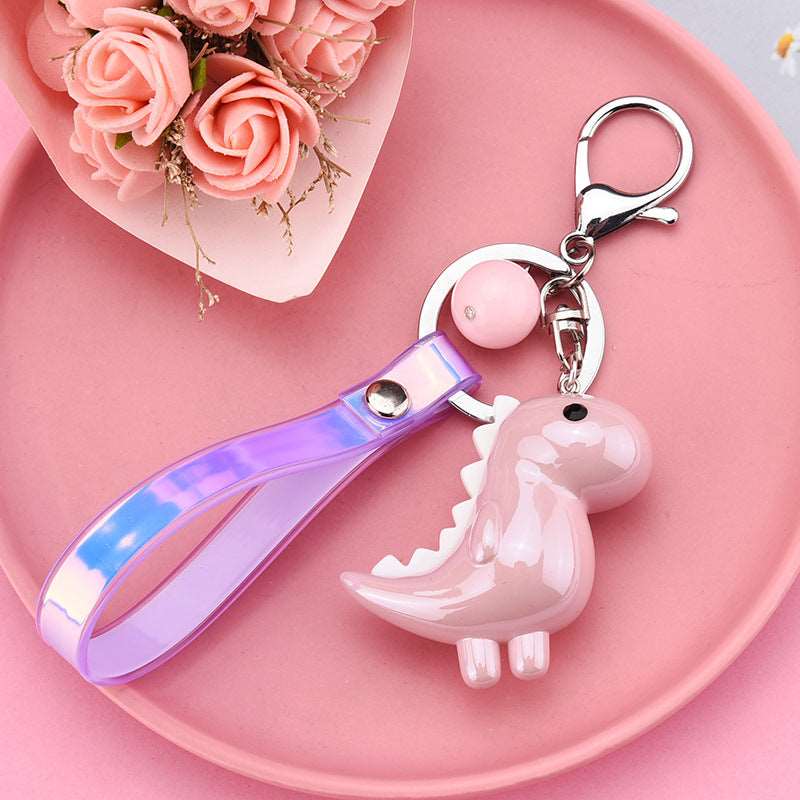 Kawaii Dinosaur Metal Acrylic Keychain Wakaii