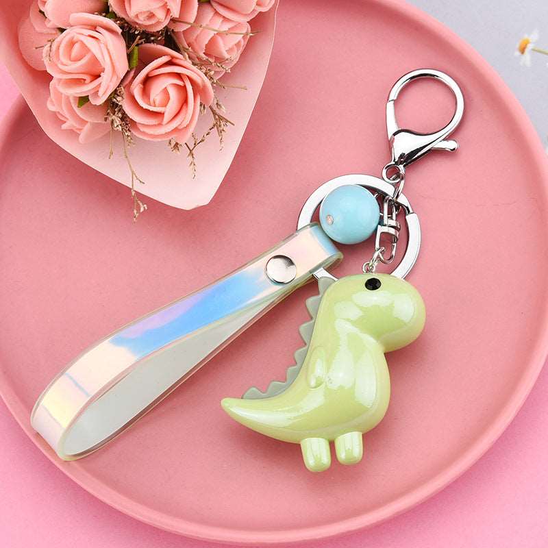 Kawaii Dinosaur Metal Acrylic Keychain Wakaii