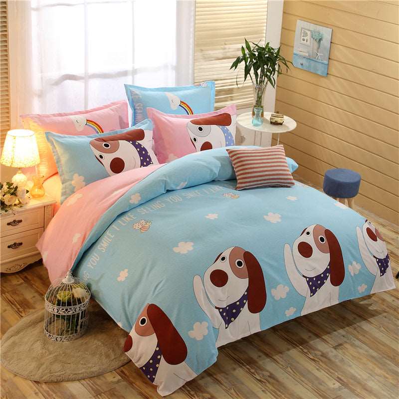 Kawaii Dog & Kitty Bedding Sets