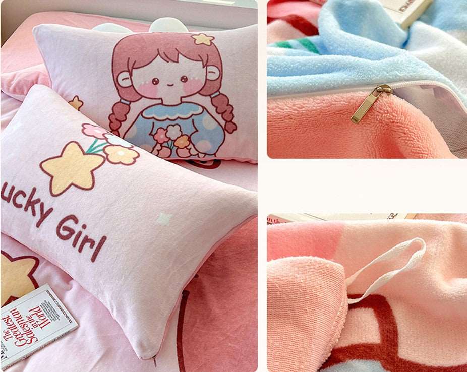 Dreamy Night Kawaii Bedding Sets Wakaii