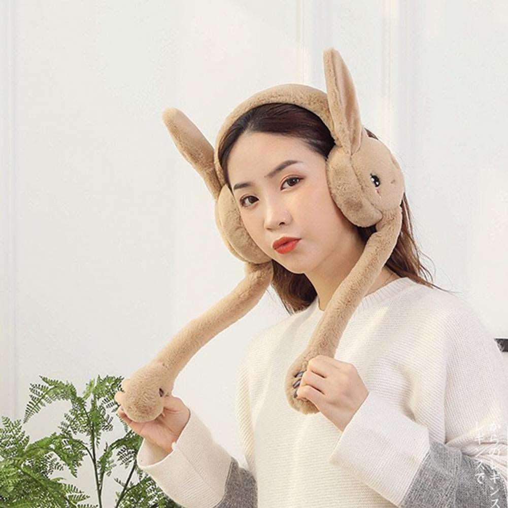 Kawaii Flappy Bunny Earmuffs Wakaii