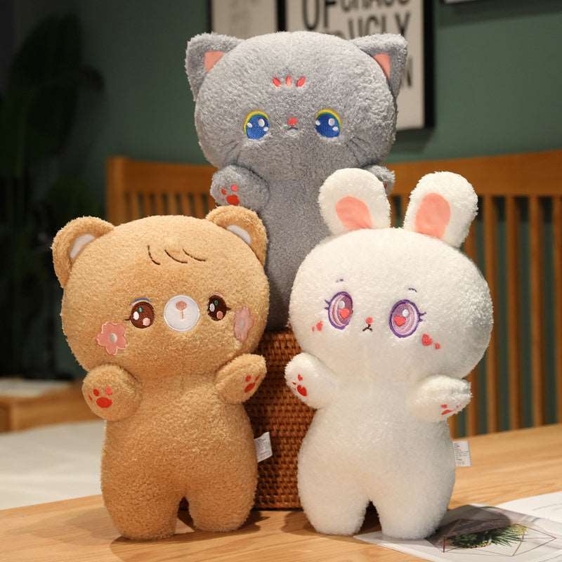 Kawaii Fluffy Animal Mascot Plushies Wakaii
