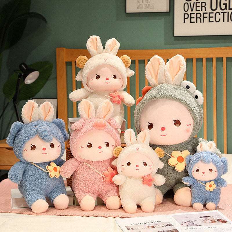 Kawaii Fluffy Bunny Plushies Wakaii
