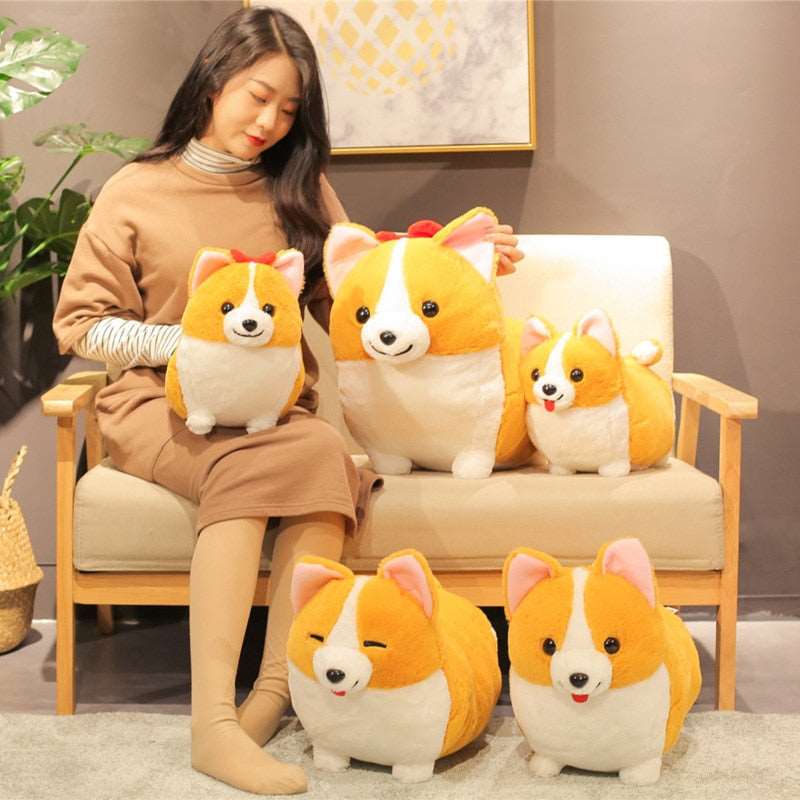 Corgi Doll Plush Toy Wakaii