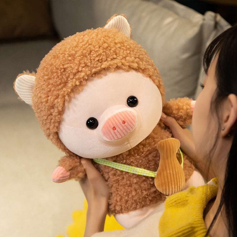 Kawaii Fluffy Cosplay Piggie Plushies Wakaii