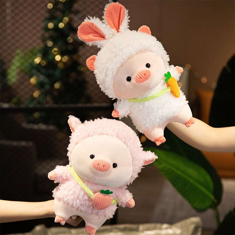 Kawaii Fluffy Cosplay Piggie Plushies Wakaii