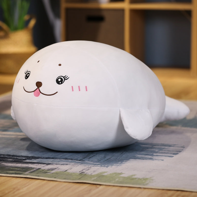 Kawaii Fluffy Seal Plushies Wakaii