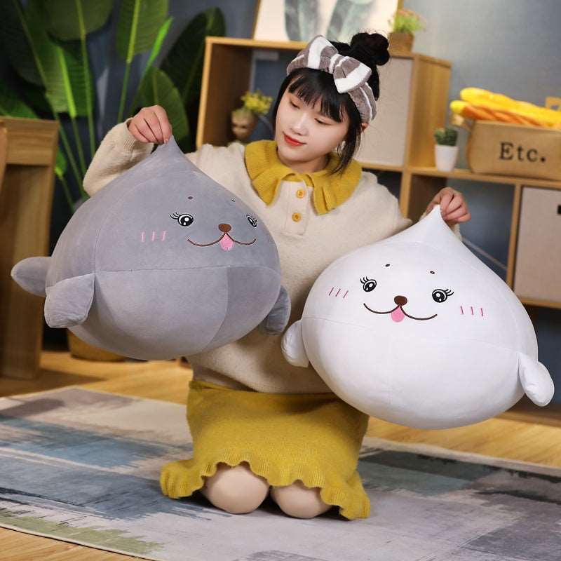 Kawaii Fluffy Seal Plushies Wakaii