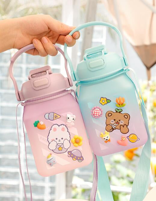 Kawaii Frosted Water Bottles Wakaii