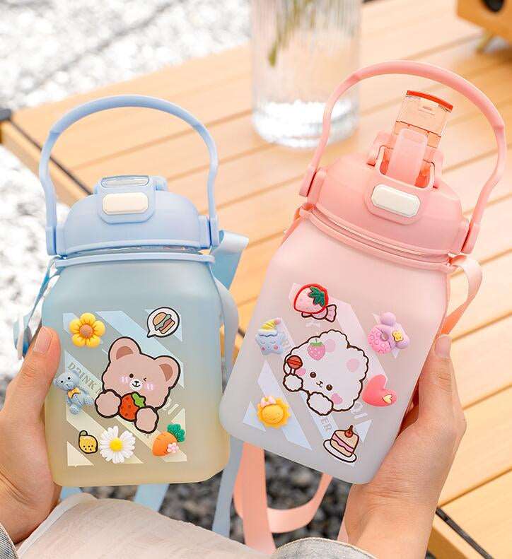 Kawaii Frosted Water Bottles Wakaii