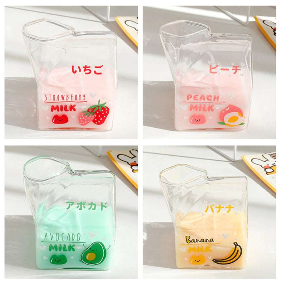 Kawaii Fruity Milk Carton Cups Wakaii