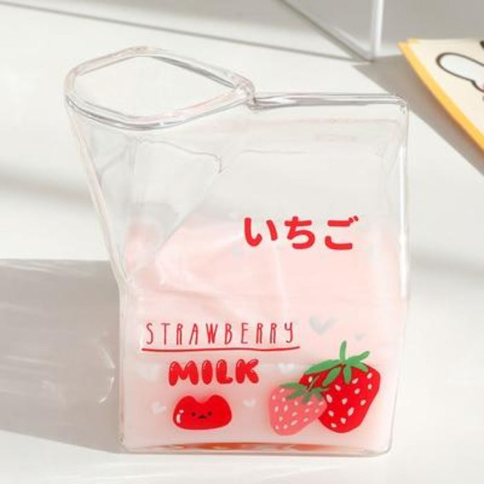 Kawaii Fruity Milk Carton Cups Wakaii