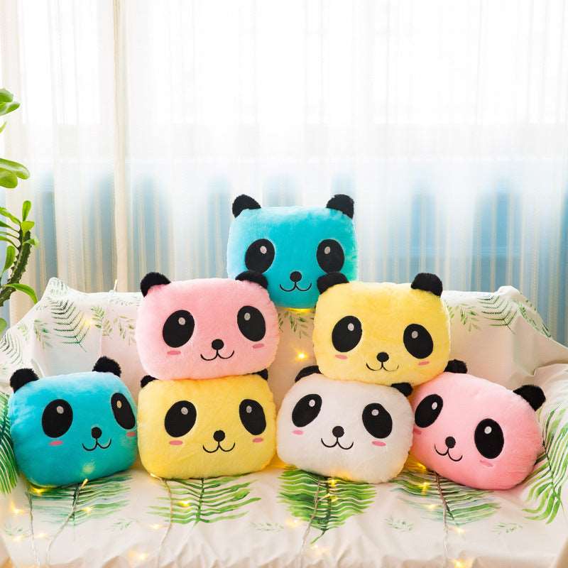 Kawaii Glowing Panda Cushions Wakaii