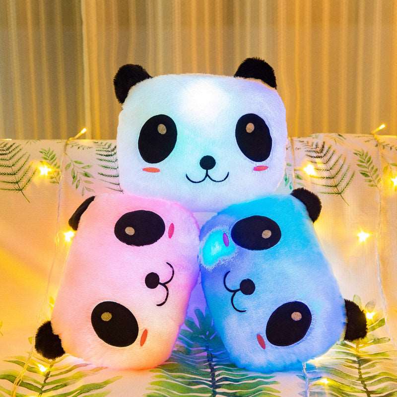 Kawaii Glowing Panda Cushions Wakaii